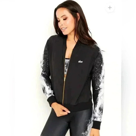 Goldsheep SBE BLACK & WHITE TRACK JACKET - Picture 7 of 7